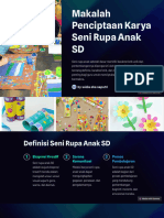 Penciptaan Karya Seni Rupa Anak SD