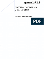 STEBBING, L. SUSAN - Introducción Moderna a La Lógica (OCR) [Por Ganz1912]