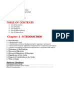 TABLE OF CONTENTS (FORMAT) ALL Examples