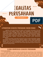 Legalitas Perusahaan KLP 2