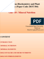 Course Name-Biochemistry and Plant Physiology (Paper Code-BOT 504)