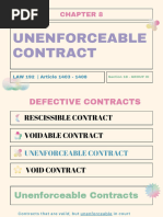 Unenforceable Contract 1B