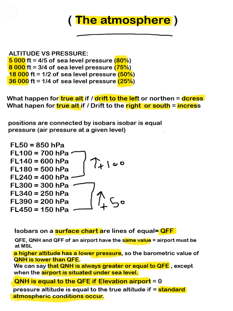 Atomospherr Download Free PDF Atmospheric Pressure Sea Level