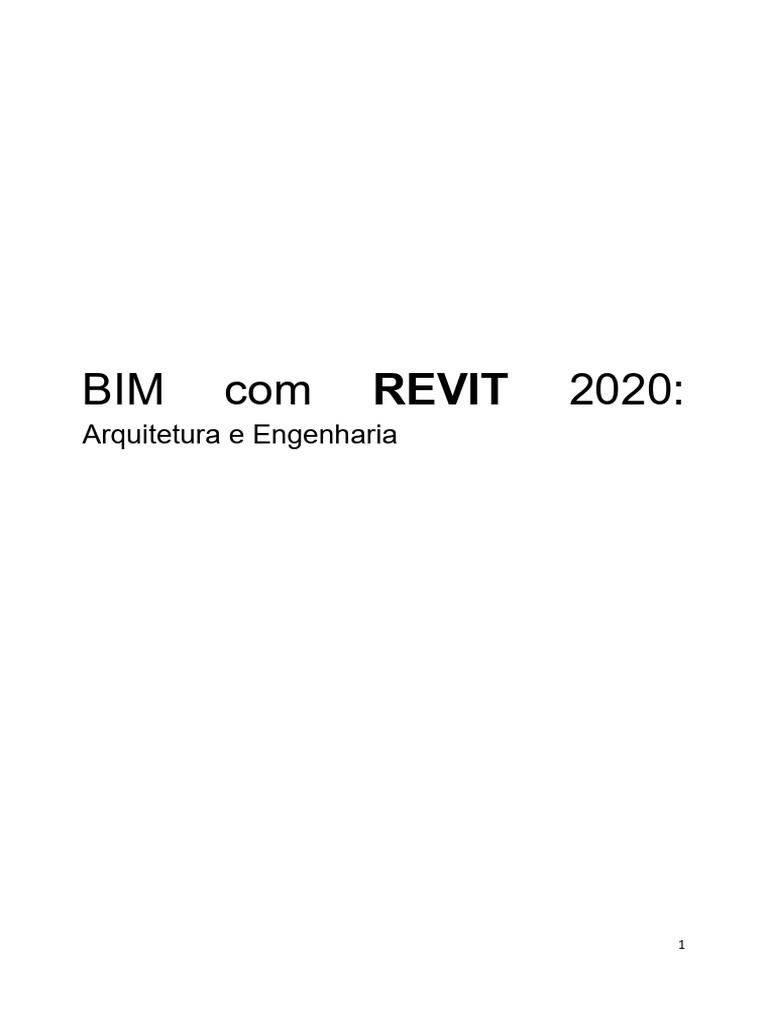 Livro Bim Com Revit 2020 | Download grátis PDF | BIM | Janela (informática)