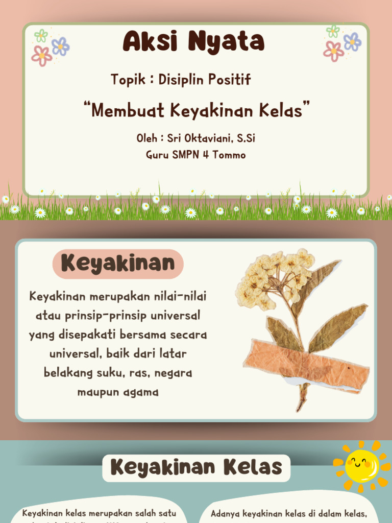 Membangun Keyakinan Kelas Positif | PDF