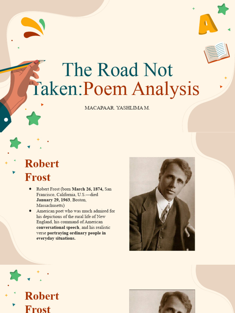 The Road Not Taken Robert Frost | PDF