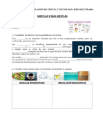 Actividades de Aplicacion de Ciencia y Tecnologia - Mezclas