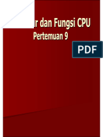 P-09 Struktur dan Fungsi CPU Lanjut
