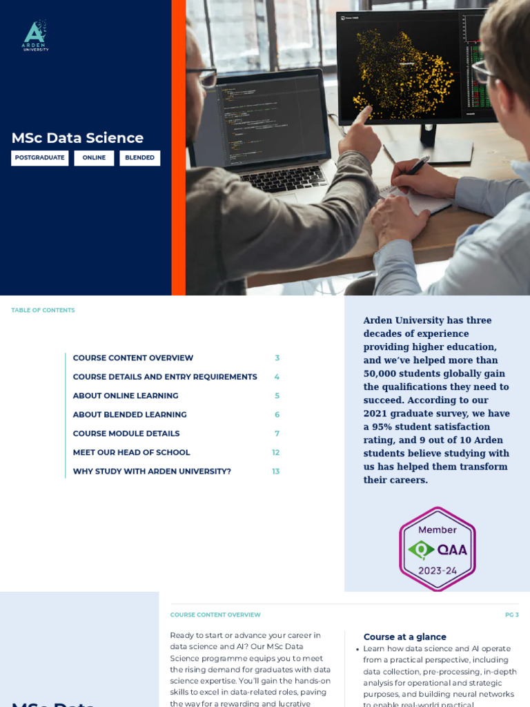 BRCH a016700001KU4GcAAL MSC Data Science | PDF | Machine Learning ...