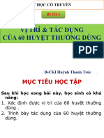 Buoi 3 - Vi Tri & Tac Dung 60 Huyet
