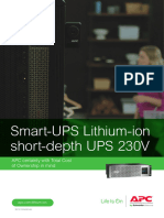 APC Smart-UPS Lithium-Ion Line-Interactive 230V Brochure