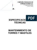 Mantenimiento de torres y mástiles COPACO