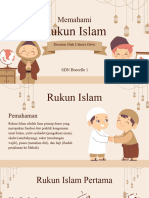 Coklat Ilustrasi Memahami Rukun Islam Presentasi Pendidikan