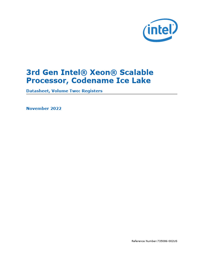 ICX DatasheetVol2R002 | PDF | Computing | Integrated Circuit