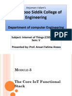 Module-3 Core IoT Functional Stack