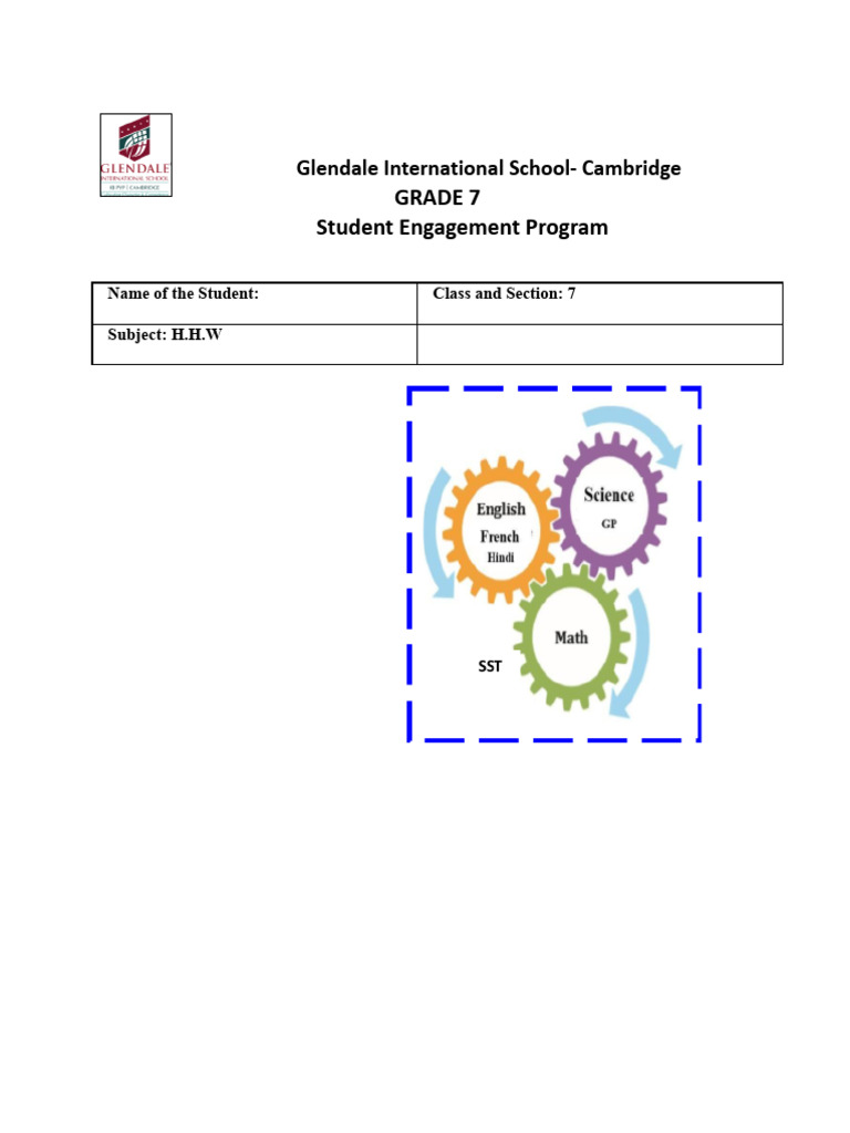 Grade 7 Student Engagement Activities | PDF | Idiom | Hydrochloric Acid