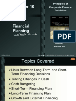 Chapter 10 Financial Planning