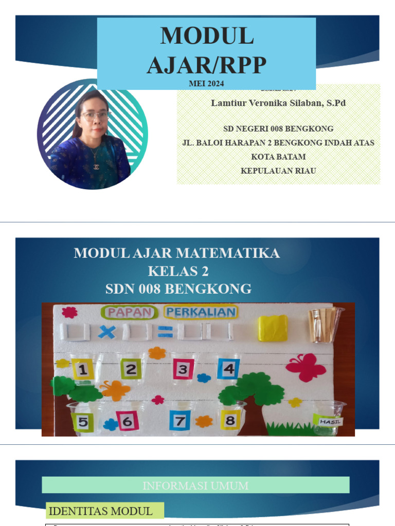 Modul Ajar Matematika Kelas 2 Sd Pdf Karier Perkembangan