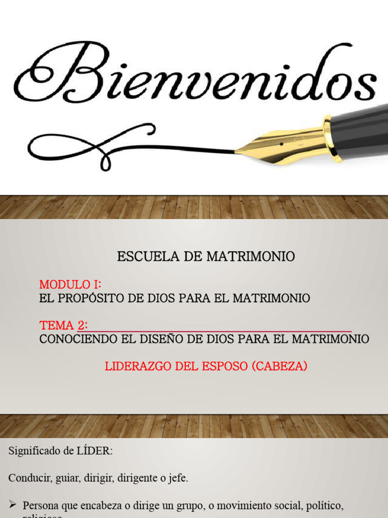 Liderazgo y Amor en el Matrimonio | PDF | Amor | Cristo (título)