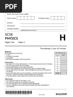 June 2022 Physics Paper 2 Exam | PDF | Mass | Force