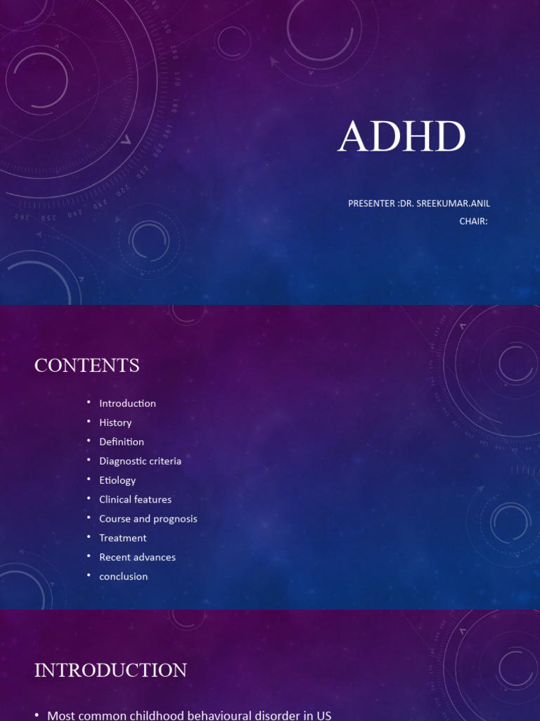 Adhd Pdf Attention Deficit Hyperactivity Disorder Medicine