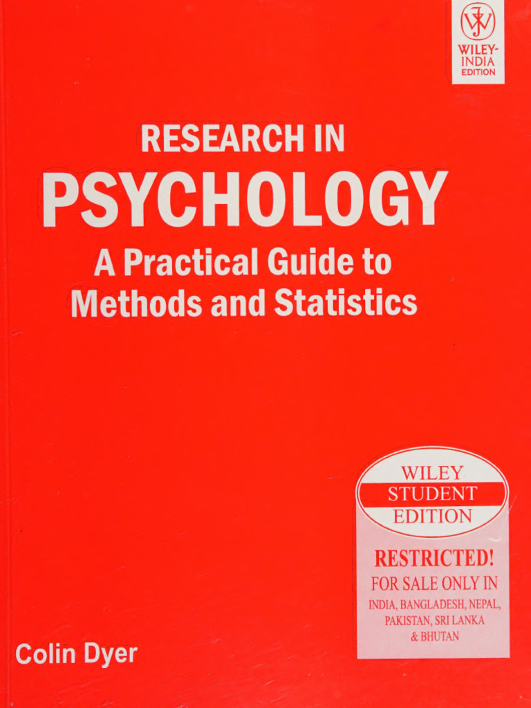 ムック 雑誌 Zy Research in Psychology - A Practical Guide To Methods and