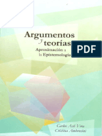 ARGUMENTOS Y TEORIAS APROXIMACION A EPISTOMOLOGIA Asti