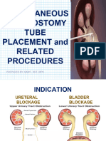 PERCUTANEOUS NEPHROSTOMY TUBE PLACEMENT and RELATED PROCEDURES