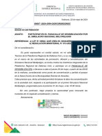 Oficio Multiple 00067 Participar en El Pasacalle de Sensibilización Por El Simulacro Nacional Multipeligro