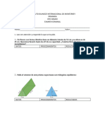 Examen Semanal Matemáticas 6to 1 8abril