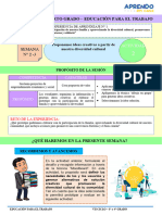 I EXPERIENCIA DE APRENDIZAJE - ACT 2 - 3° y 4° GRADO - SEM 2 y 3