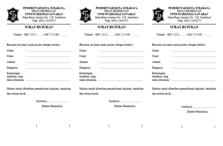 Form Rujukan Umum | PDF