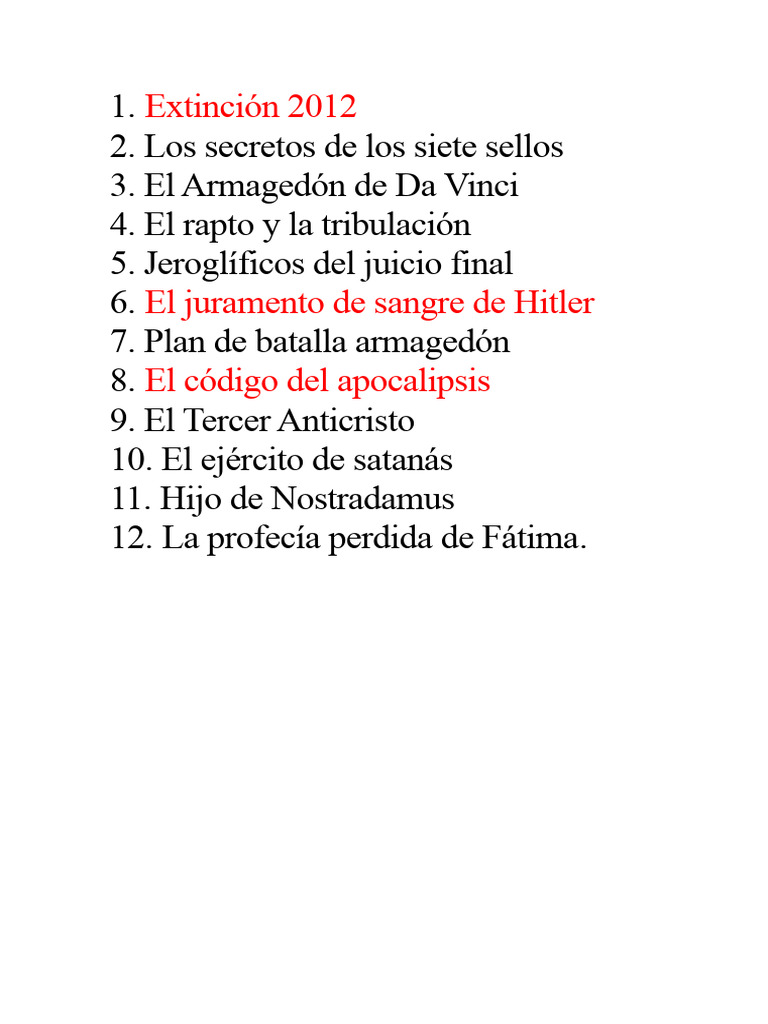 El Efecto Nostradamus PDF