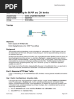 Lab 5 Investigating The TCPIP and OSI Models