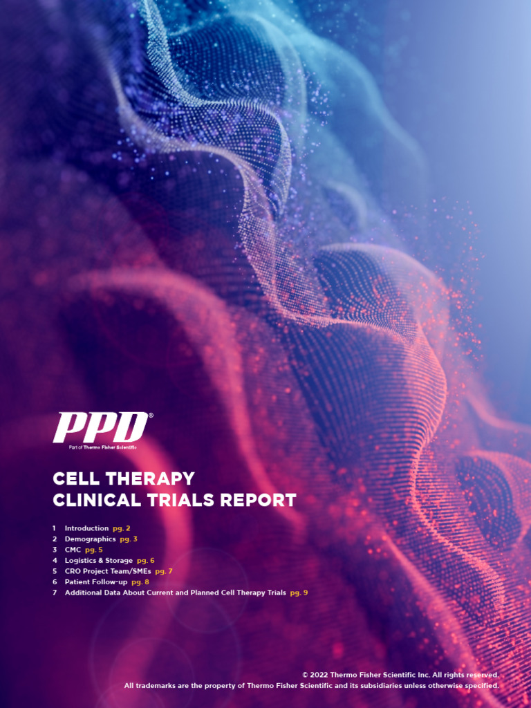 Cell Therapy Clinical Trials Insights | PDF | Biopharmaceutical ...