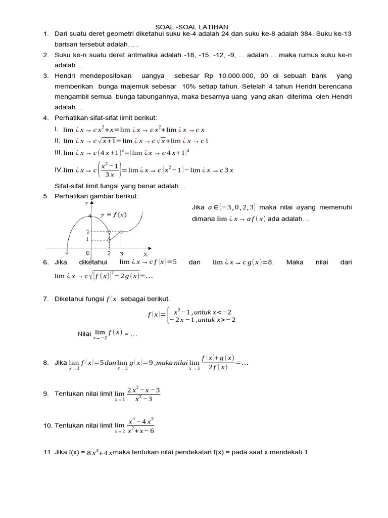 Soal Soal Latihan Pdf