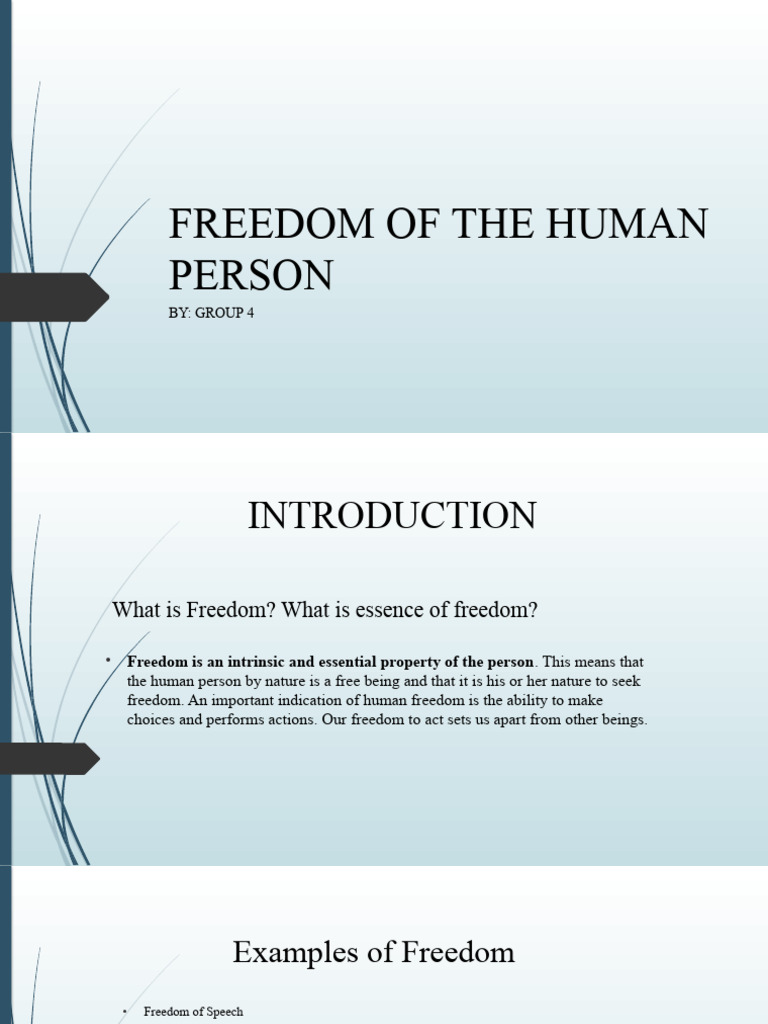 Understanding Human Freedom and Rights | PDF | Discrimination | Free Will