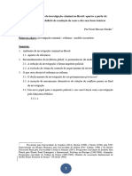 FAUZI CHOUKR - INVESTIGAÇÃO CRIMINAL - Texto Anterior Ao "Pacote Anticrime"