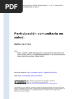 Participacion Comunitaria en Salud