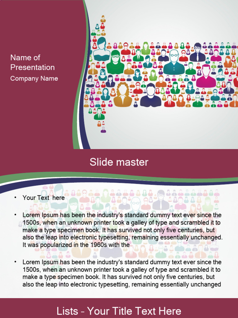 Presentation Slide Master Template | PDF | Home & Garden