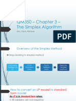 Chpter 3-Simplex Algorithm