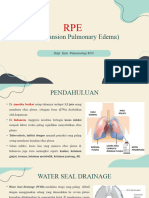 (Re-Expansion Pulmonary Edema) : Dept. Ilmu Pulmonologi RSU