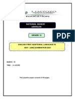 Gr 12 ENGFA P2 June Exam 2024