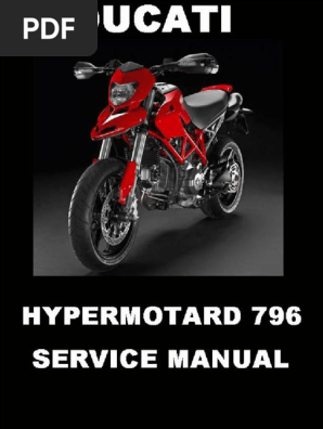 2011 Ducati Hypermotard 796 Manual | PDF | Engines | Vehicle