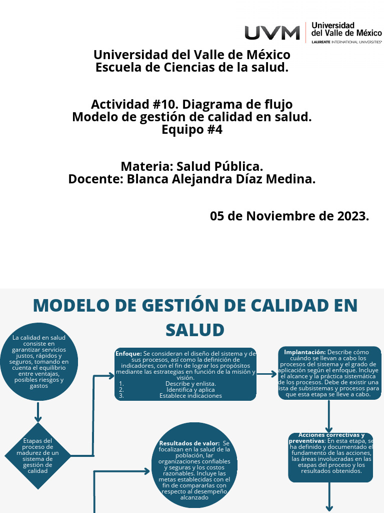 Etapas de la Calidad en Salud | PDF | Sistema de manejo de calidad | México