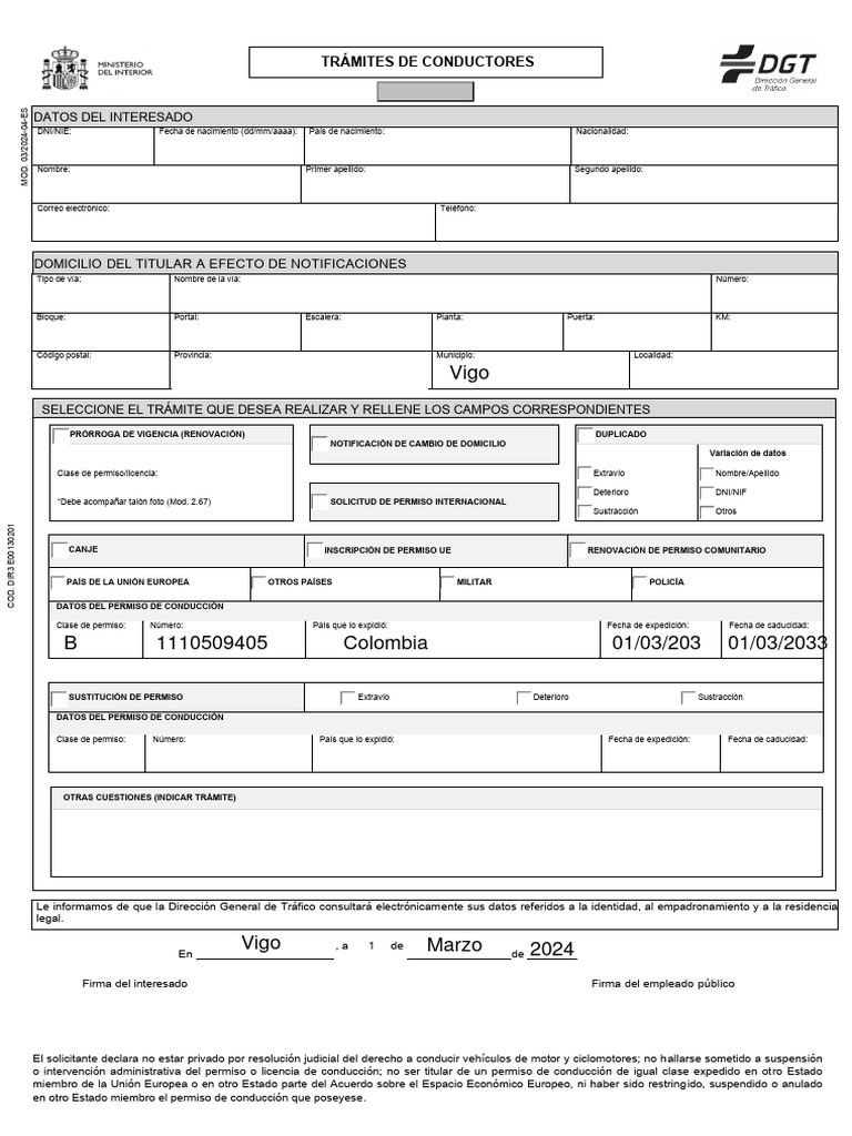 solicitud-de-canje-de-licencia-dgt-pdf-licencia-de-conducir