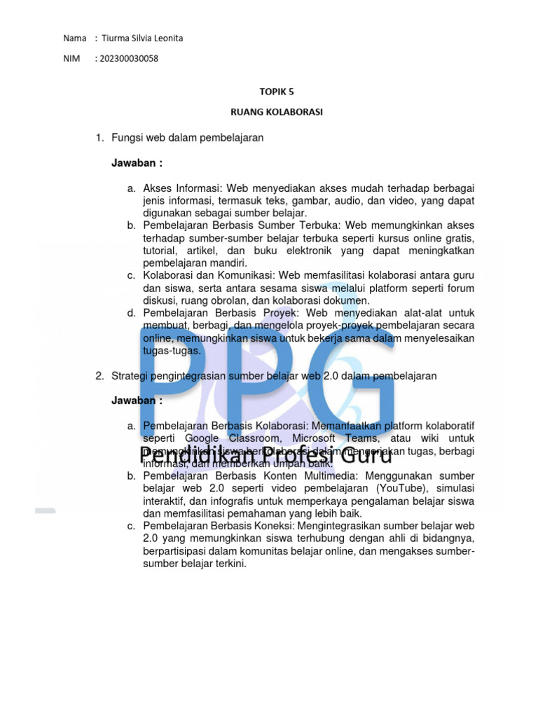 Pemanfaatan Web dan Sosial Media dalam Pembelajaran | PDF | Seni