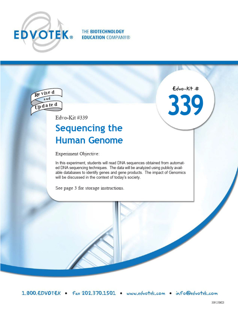 Sequencing The Human Genome Lab Assignment (Main) | PDF | Dna ...