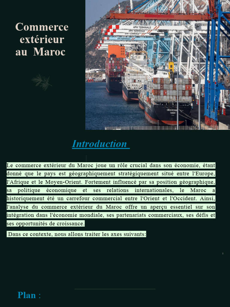 Commerce extérieur du Maroc en 2022 | PDF | Maroc | Union européenne