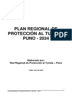 Plan Regional de Protección Al Turista Puno